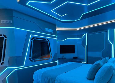 Spend a night in another world at this hotel
