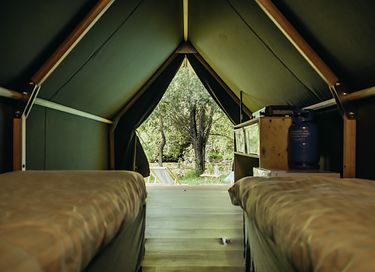 Glamping op festival-achtige pop-up camping - 2