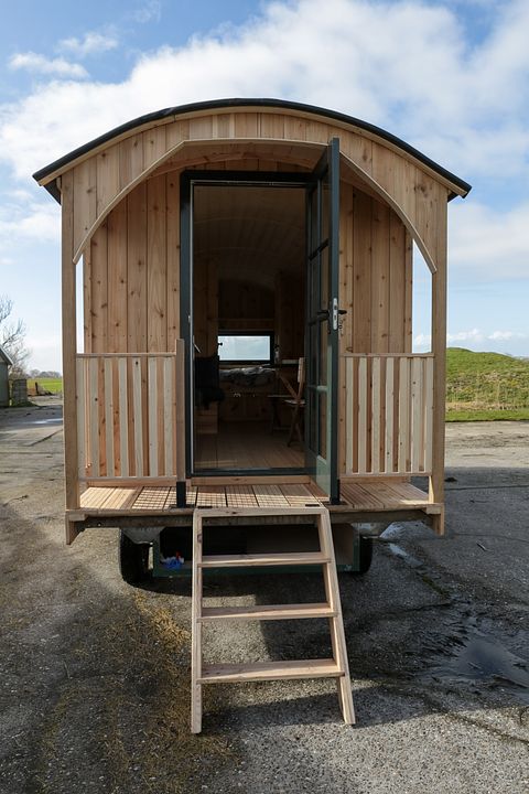 Houten pipowagen in prachtige omgeving - 4
