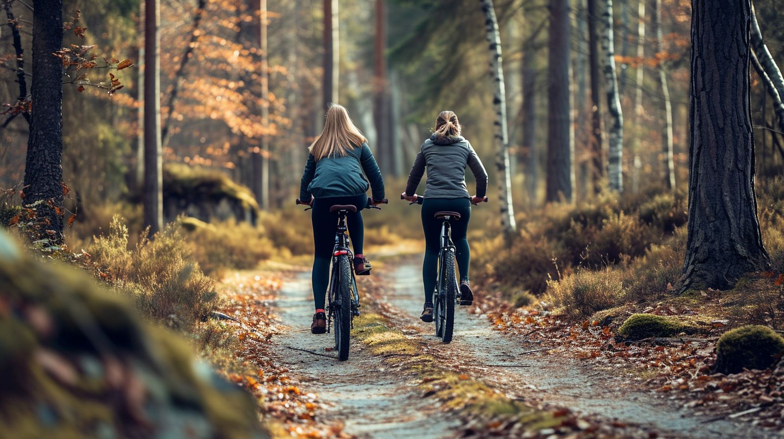 Cykling gennem naturen under din særlige overnatning