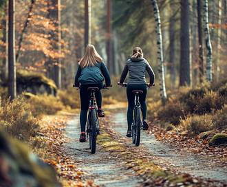 In bici nella natura durante il tuo soggiorno speciale
