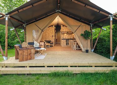 Tente safari de luxe avec grande terrasse à Twente - 4