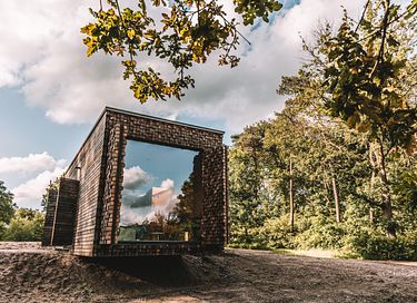 Logement de vacances architectural dans la nature