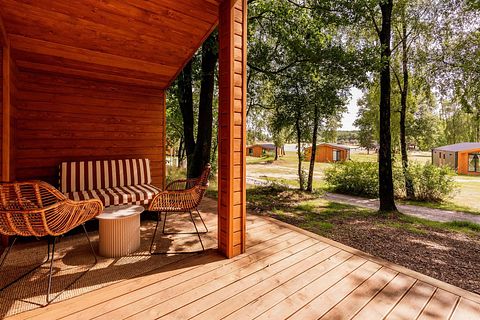 Houten lodge (5p) in mooie omgeving - 4