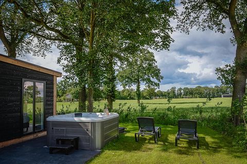 Pavillon de bien-être - jacuzzi, sauna et douche solaire - 3