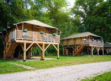 Glamping tent (6p) on height