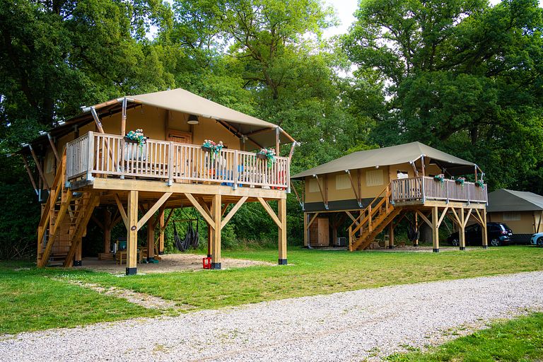 Glamping tent (6p) op hoogte - 1