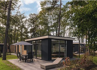 5-persoons lodge met infrarood cabine