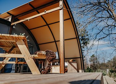 Design tent op de Veluwe voor 5 personen - 11
