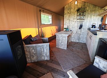 Glamping tent (2p) with hot tub - 5