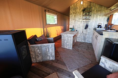 Glamping tent (2p) with hot tub - 5