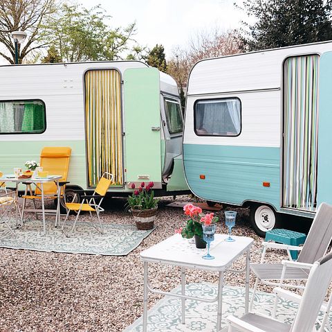 Overnachten in een retro caravan - 2