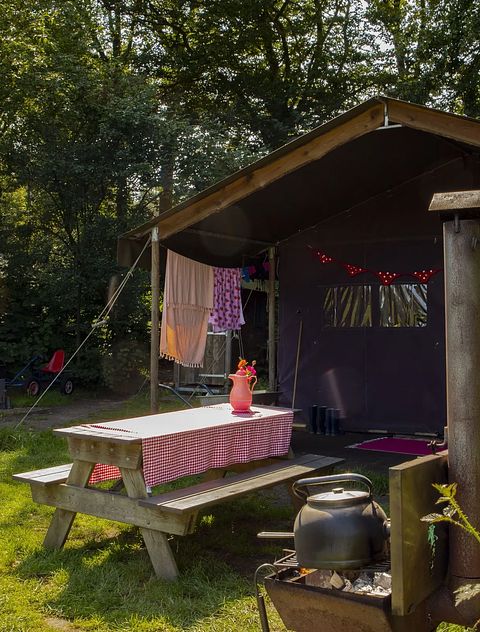 Luxe tenthuisje met hottub op boerderij - 3