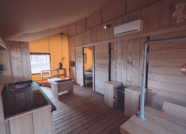 Luxuriöses Safarizelt (5 Personen) mit Klimaanlage - 11