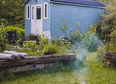 Einzigartiger Schäferwagen in schönem Garten - 6