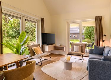 Wellnesshuis aan het water met sauna