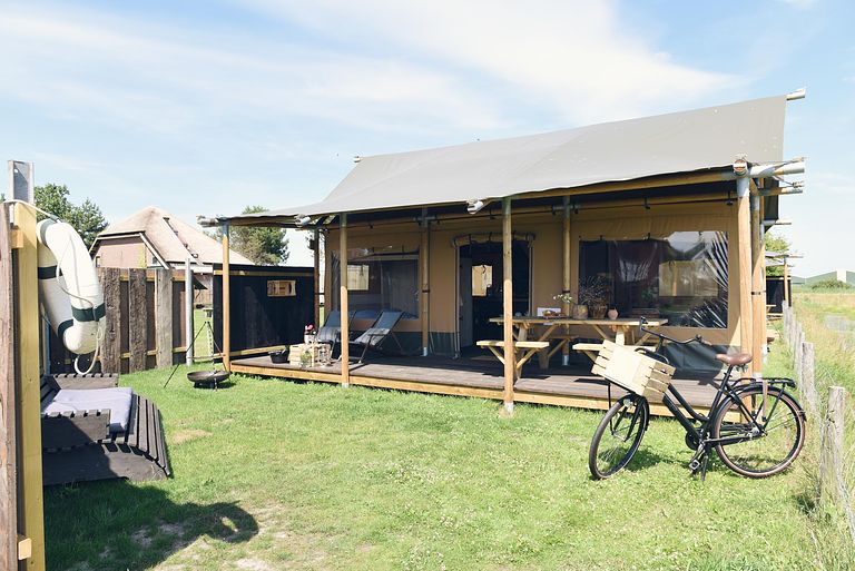Geräumiges Glamping-Zelt mit Dusche an der Küste - 1