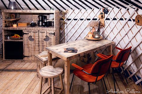Overnachten in een boutique yurt met hottub - 4
