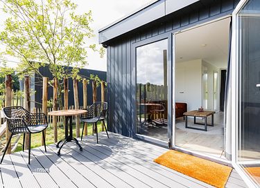 Tiny House met verwarmd buiten ligbad - 3