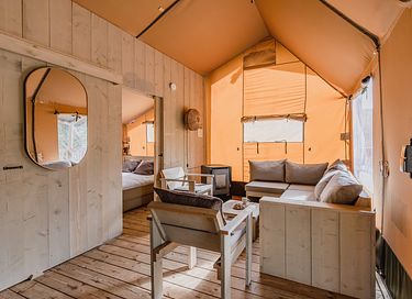 Tente de glamping spacieuse avec poêle confortable - 6