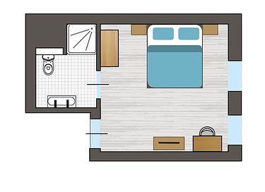 Comfortabele hotelkamer met uitzicht - 9