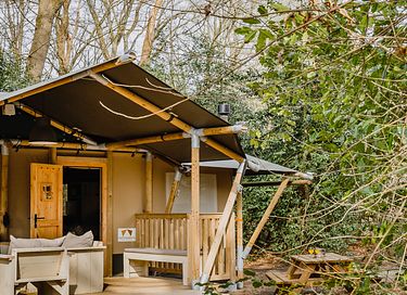 Luxury glamping lodge with private hot tub - 14