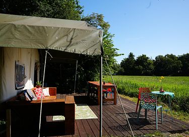 Safari tent for 8 people in eco-camping - 2