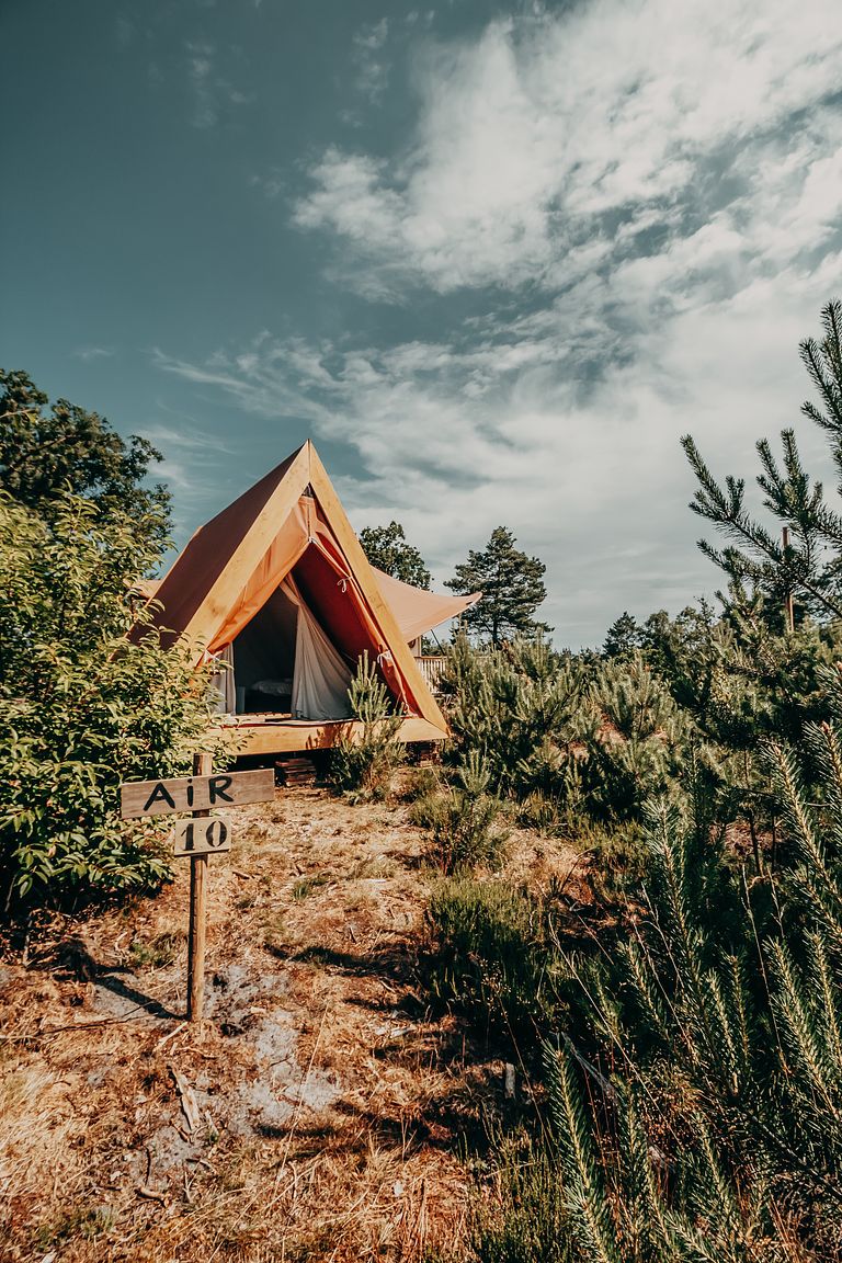 Tweepersoonstent op glamping op de Veluwe  - 1