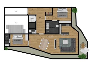 Modern apartment (4p) with sea view - 13