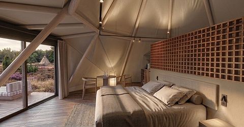 Luxe tipi tent (2p) met privé hottub - 2