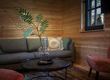 Einzigartiges Holzferienhaus mit Whirlpool (6p). - 11