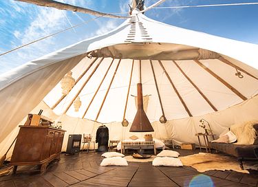 Slapen tussen de schapen in een tipi (5 pers) - 7