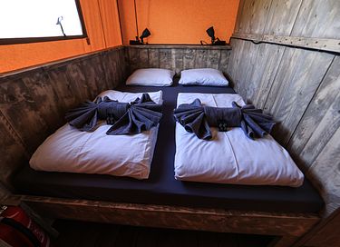 Glamping tent (2p) with hot tub - 9