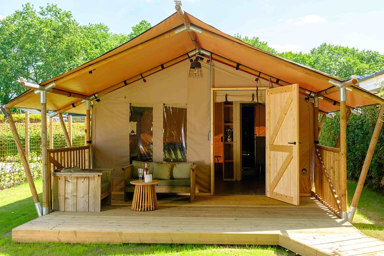Luxe 2-persoons safaritent met hottub - 1