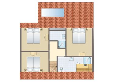 Luxury group accommodation in Zeeland with sauna - 14