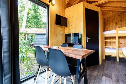 Trekkershut (4p) op leuke camping in het bos - 4