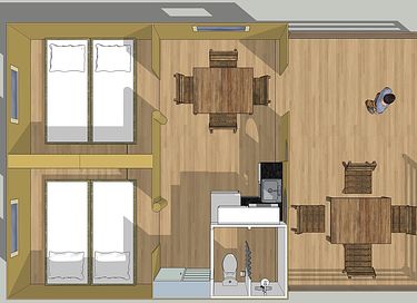 Luxe glamping lodge (4p) op boerencamping - 10