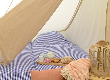 Tipi-Zelt in den Dünen für vier Personen - 5