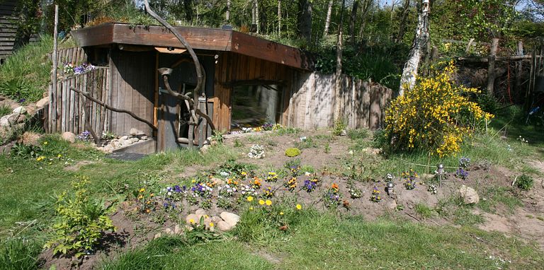 Hobbit house on campsite in Drenthe - 1