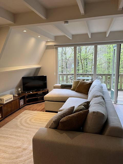 Luxe A-frame huisje in de Ardennen met terras - 4