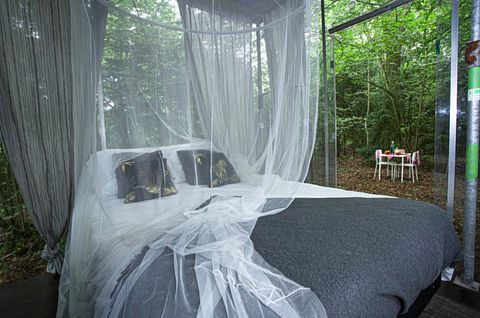 Romantisch slapen midden in het bos - 3