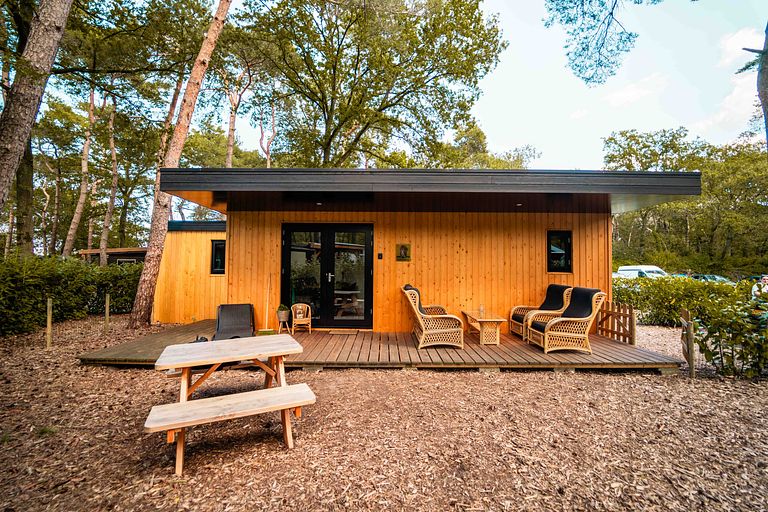 Tiny house met veranda in Drenthe voor 4 personen - 1