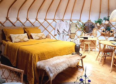 Overnachten in een heerlijke boutique Yurt - 12