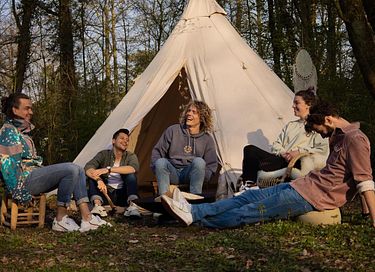 Meditatie en Yoga glamping in het bos - 1