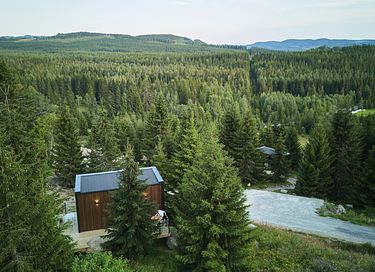 Einzigartiges Spiegelhaus mit Whirlpool in Norwegen - 4