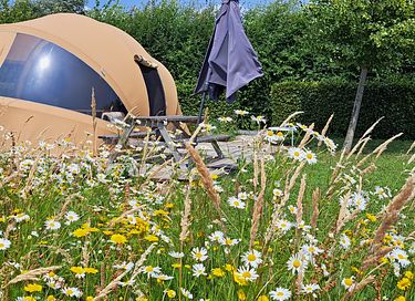 Tente glamping pour 2 personnes dans la nature