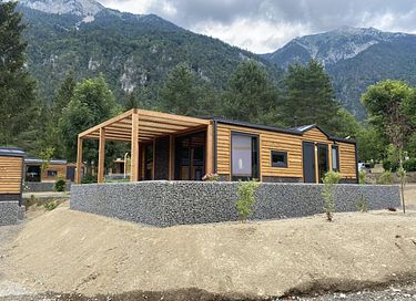 Panoramalodge met uitzicht op de bergen  - 12