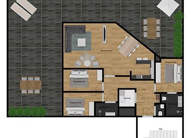 Apartment (6p) with spacious terrace - 42