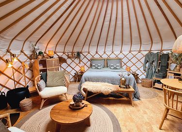 Overnachten in een heerlijke boutique Yurt - 13