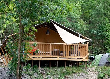 Luxe glampingtent in Zuid-Frankrijk (6p)